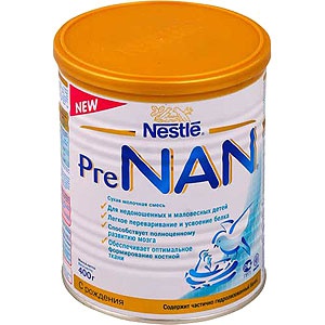 Смесь с пометкой Pre Смесь с пометкой Pre
